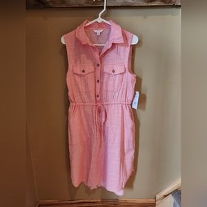 Women's Size Medium Dress, Peachy Pink Color